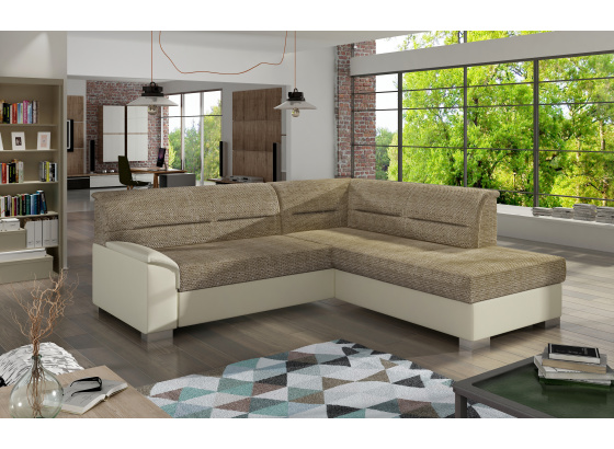 Sedací souprava Bergen Berlin 03/ eko kůže  Soft 33 Pravá