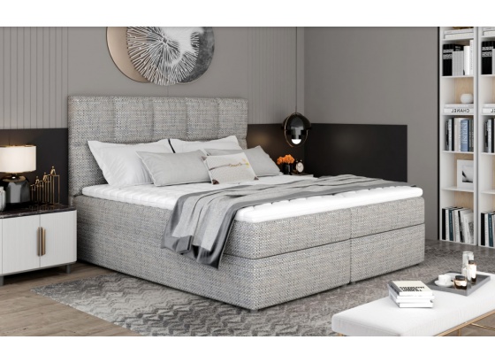 Postel Boxspring GLOSSY 185x210 Berlin 01