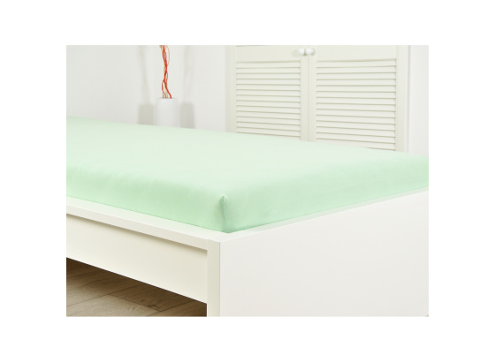 Prostěradlo jersey IDEAL 90x200 světle zelené