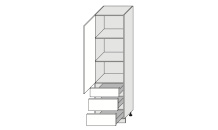 Potravinová skříň kuchyně EMPORIUM D14DP-3M