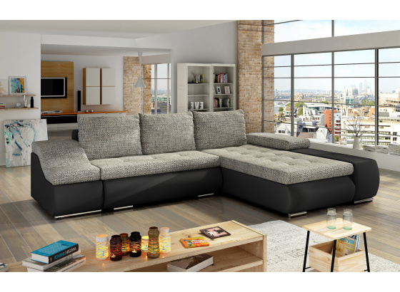 Sedací souprava Ontario Berlin 01/ eko kůže Soft 11 Pravá