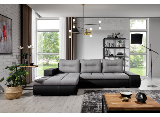 Sedací souprava Ottavio Sawana 21/ eko kůže Soft 11 Levá