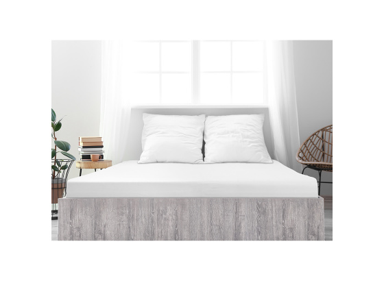 Prostěradlo jersey MAKO 140-160x200 bílé