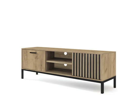TV stolek LAMINO RTV-1  dub craft/ černá