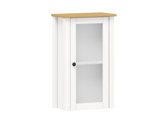 Závěsná skříňka PORTO bílá/buk