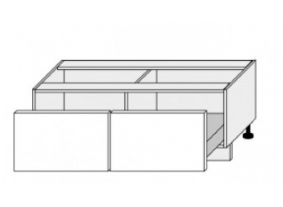 Dolní skříňka EMPORIUM D2M/120 grey