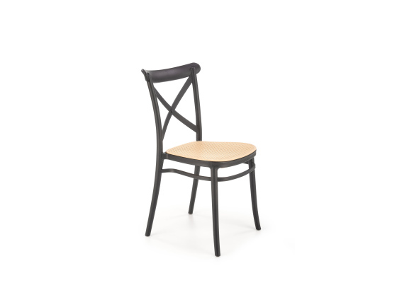 Jídelní židle K512 černá/ přírodní