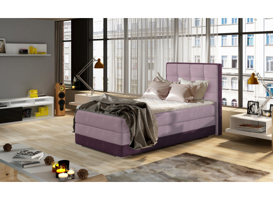 Postel boxspring Aster 90x200 Soro 61/ Soro 65 Levá