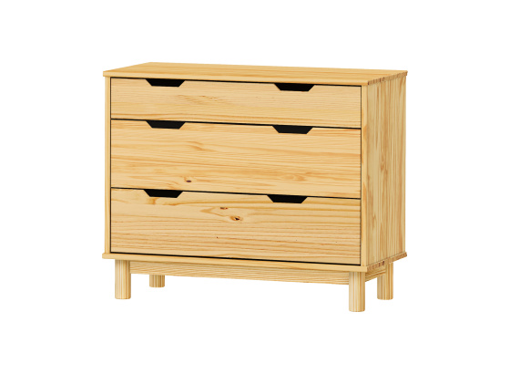 Komoda 2+1 zásuvky BONITO 2 lak