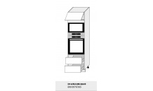 Dolní skříňka kuchyně QUANTUM D14RU 2M 284 vestavba lava