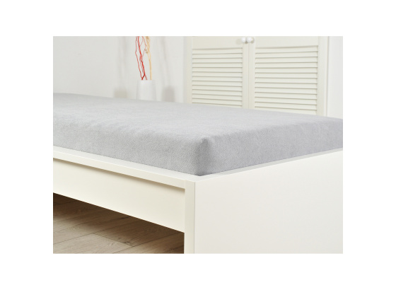 Prostěradlo jersey IDEAL 180x200 šedé