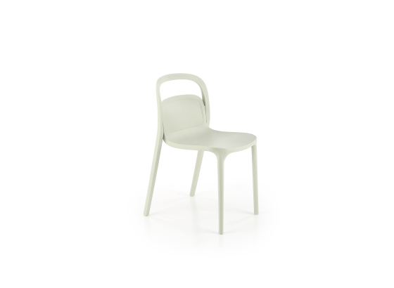 Jídelní židle K490 světle zelená plast