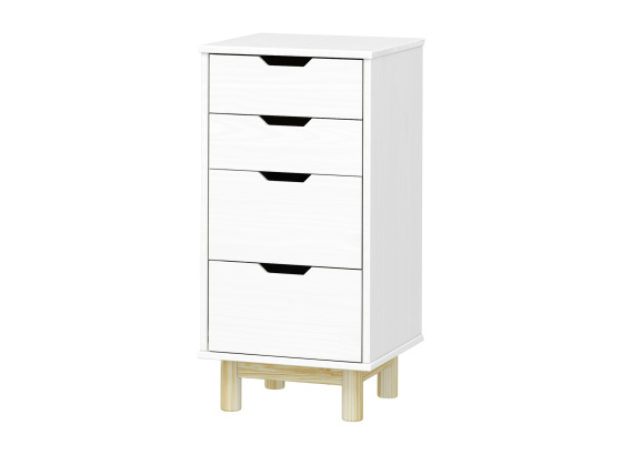 Komoda 2+2 zásuvky BONITO 2 bílý lak