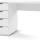Psací stůl Barold 120 Bílá