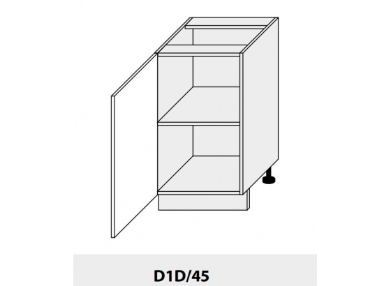 Dolní skříňka PLATINIUM D1D/45 bílá