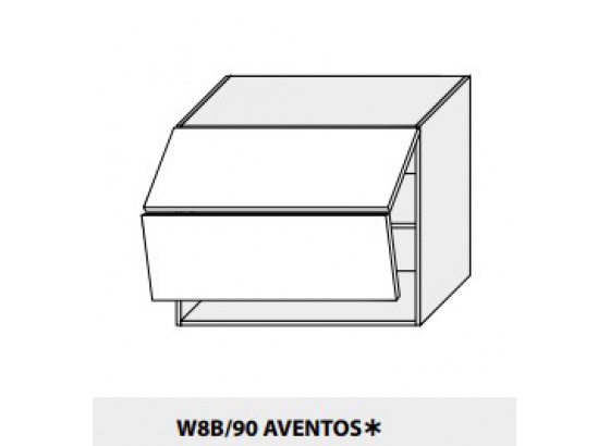 Horní skříňka PLATINIUM W8B/90 AV dub artisan