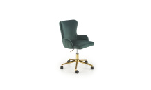 Kancelářská židle TIMOTEO tmavě zelená/ zlatá