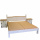 Postel CORONA bílý vosk 140x200