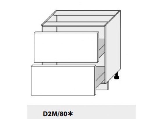 Dolní skříňka PLATINIUM D2M/80 lava