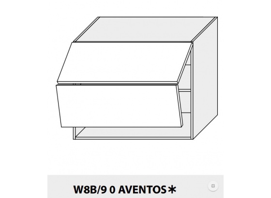Horní skříňka PLATINIUM W8B/90 AV grey