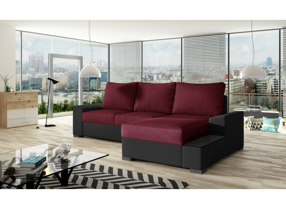 Sedací souprava Negro Malmo 63/ eko kůže Soft 11 Pravá