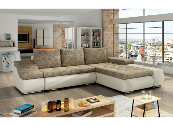 Sedací souprava Ontario Berlin 03/ eko kůže Soft 33 Pravá