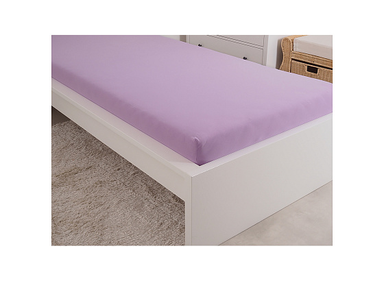Prostěradlo Froté IDEAL 90x200 fialové