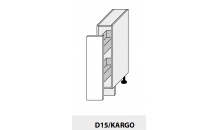 Dolní skříňka PLATINIUM D/15+Cargo bílá
