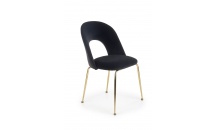 Jídelní židle K385 černá / zlatá