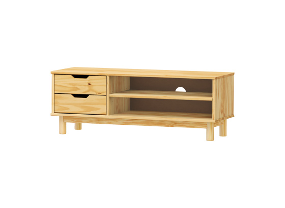 TV stolek 2 zásuvky BONITO 2 lak