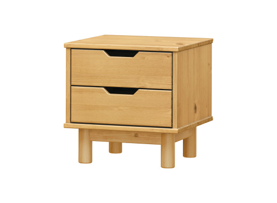 Noční stolek 2 zásuvky BONITO 2 vosk