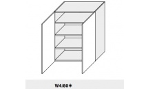 Horní skříňka  PLATINIUM W4/80 bílá