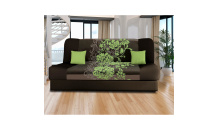 Pohovka VICTORIA zelené květy