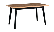 Jídelní stůl OSLO 5 dub grandson/černá