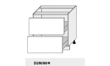 Dolní skříňka PLATINIUM D2M/80 dub artisan