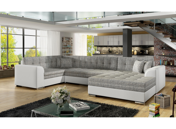Sedací souprava Damario Berlin 01/ eko kůže  Soft 17 Pravá