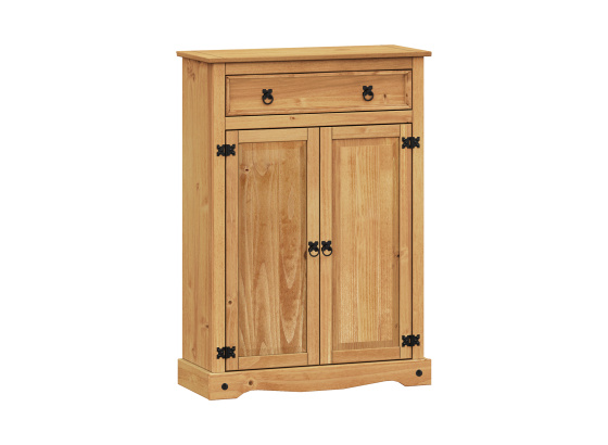 Prádelník 2 dveře + zásuvka CORONA vosk