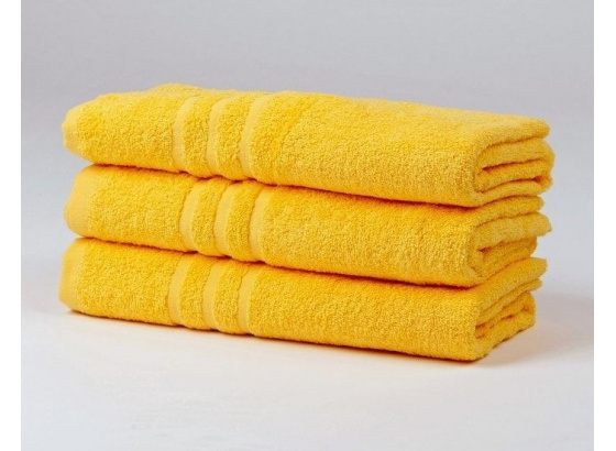 KLASIK PROUŽEK ručník a osuška žlutá