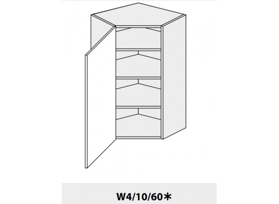 Horní skříňka PLATINIUM W4/10/60 lava