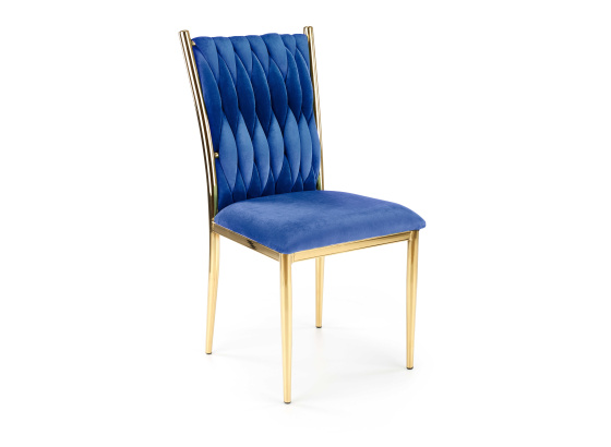Jídelní židle K436 modrá/ zlatá