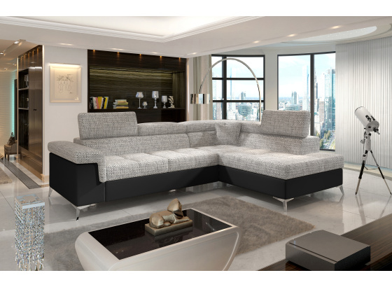 Sedací souprava Eridano Berlin 01/ eko kůže  Soft 11 Pravá