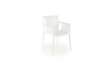 Jídelní židle K492 bílá plast
