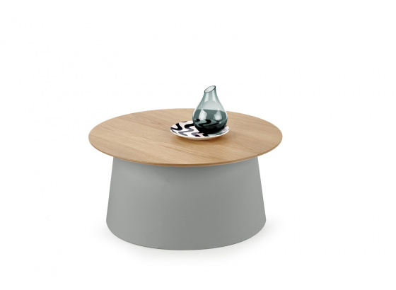 Konferenční stolek AZZURA šedý/přírodní