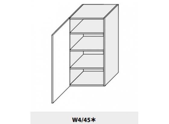 Horní skříňka  PLATINIUM W4/45 grey