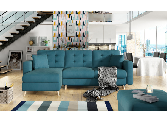 Sedací souprava Asgard L Mat Velvet 75 