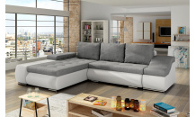 Sedací souprava Ontario Sawana 21/ eko kůže Soft 17 Levá