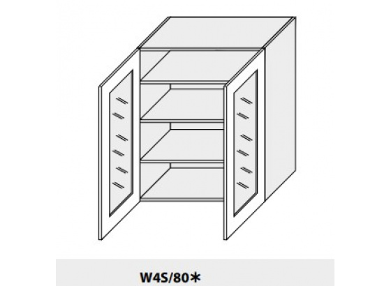 Horní skříňka EMPORIUM W4S/80 bílá