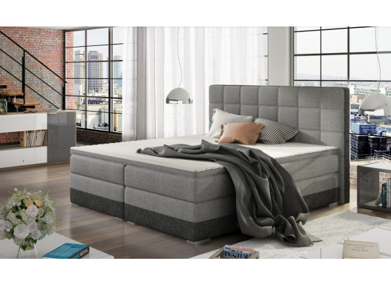 Postel Boxspring DAMASO 160x200 Sawana 21/Sawana 05
