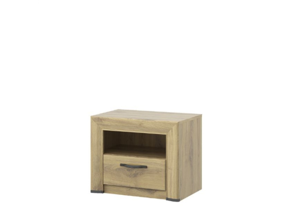 Noční stolek SAPORO 1S dub navara