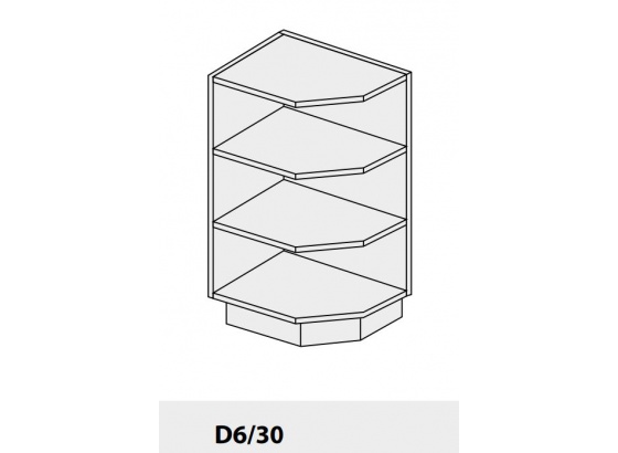 Dolní skříňka PLATINIUM D6/30 grey